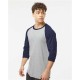 Unisex Fine Jersey Raglan T-Shirt - 245