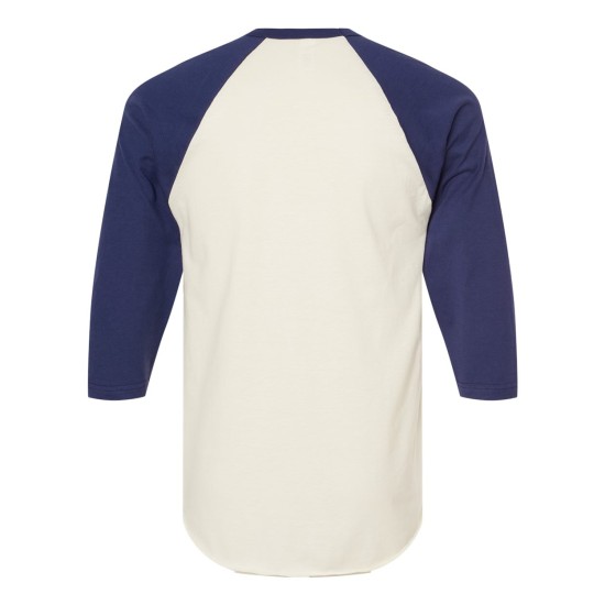 Unisex Fine Jersey Raglan T-Shirt - 245