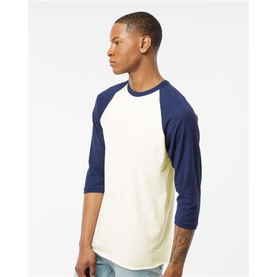 Unisex Fine Jersey Raglan T-Shirt - 245