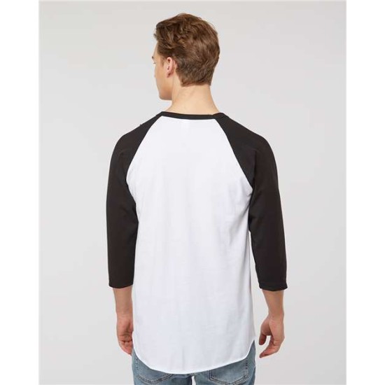 Unisex Fine Jersey Raglan T-Shirt - 245