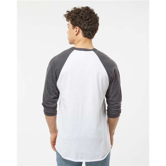 Unisex Fine Jersey Raglan T-Shirt - 245