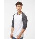 Unisex Fine Jersey Raglan T-Shirt - 245