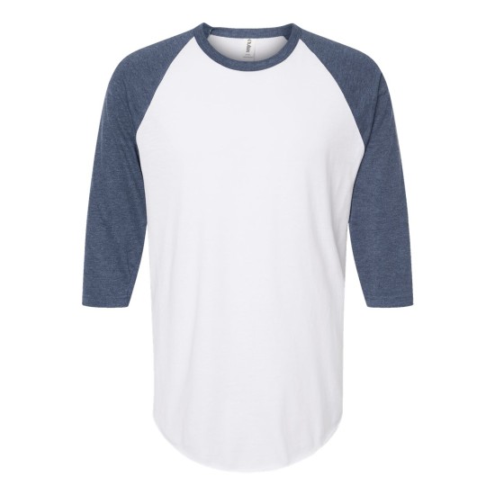 Unisex Fine Jersey Raglan T-Shirt - 245