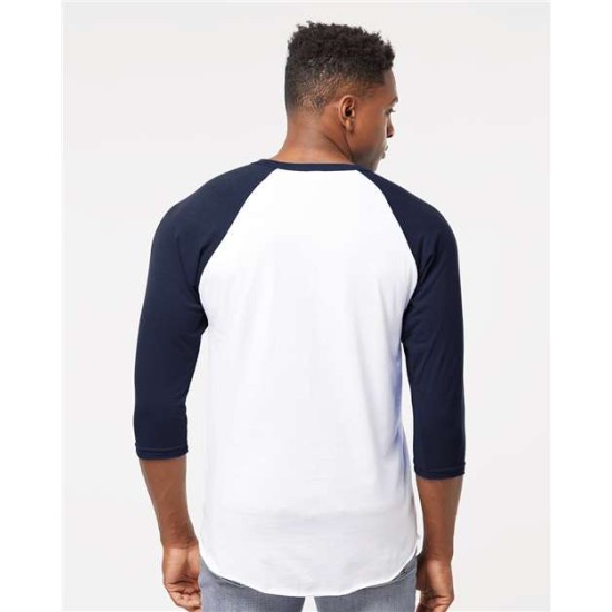 Unisex Fine Jersey Raglan T-Shirt - 245