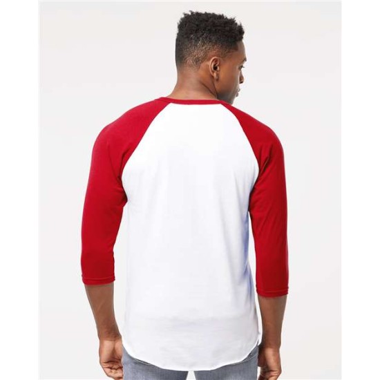 Unisex Fine Jersey Raglan T-Shirt - 245