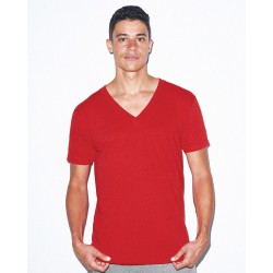 American Apparel - USA-Made Unisex Fine Jersey V-Neck Tee