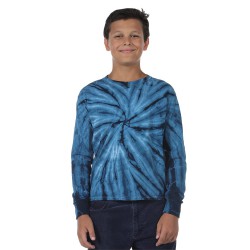 Youth Cyclone Tie Dye Long Sleeve T-Shirt - 24BCY