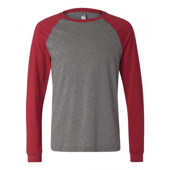 BELLA + CANVAS - Long Sleeve Jersey Baseball Tee