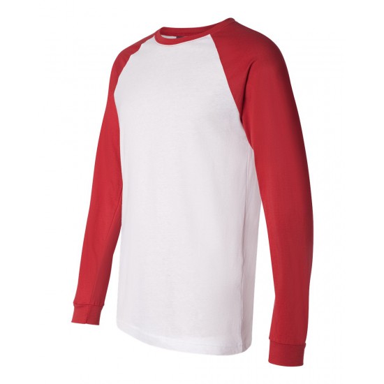 BELLA + CANVAS - Long Sleeve Jersey Baseball Tee