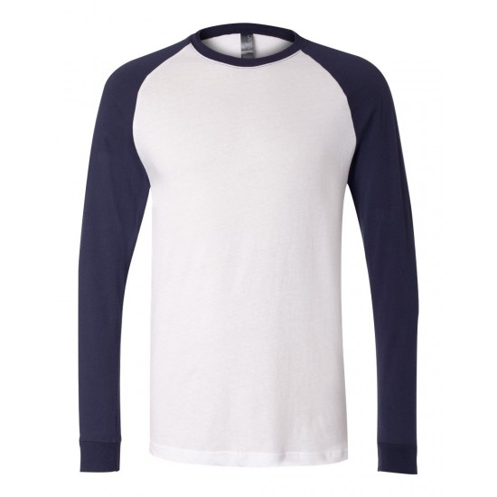 BELLA + CANVAS - Long Sleeve Jersey Baseball Tee