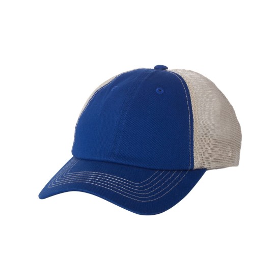 Sportsman - Contrast-Stitch Mesh-Back Cap