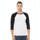 BELLA + CANVAS - Unisex Three-Quarter Sleeve Baseball Tee