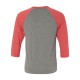 BELLA + CANVAS - Unisex Three-Quarter Sleeve Baseball Tee