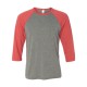 BELLA + CANVAS - Unisex Three-Quarter Sleeve Baseball Tee