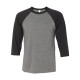 BELLA + CANVAS - Unisex Three-Quarter Sleeve Baseball Tee