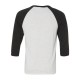 BELLA + CANVAS - Unisex Three-Quarter Sleeve Baseball Tee