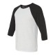 BELLA + CANVAS - Unisex Three-Quarter Sleeve Baseball Tee