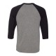 BELLA + CANVAS - Unisex Three-Quarter Sleeve Baseball Tee