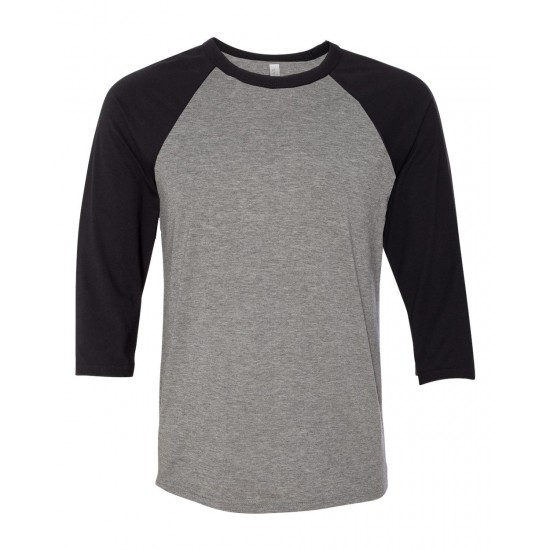 BELLA + CANVAS - Unisex Three-Quarter Sleeve Baseball Tee