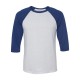 BELLA + CANVAS - Unisex Three-Quarter Sleeve Baseball Tee