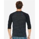 BELLA + CANVAS - Unisex Three-Quarter Sleeve Baseball Tee