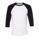 BELLA + CANVAS - Unisex Three-Quarter Sleeve Baseball Tee