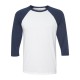 BELLA + CANVAS - Unisex Three-Quarter Sleeve Baseball Tee