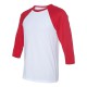 BELLA + CANVAS - Unisex Three-Quarter Sleeve Baseball Tee