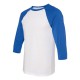BELLA + CANVAS - Unisex Three-Quarter Sleeve Baseball Tee