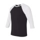 BELLA + CANVAS - Unisex Three-Quarter Sleeve Baseball Tee