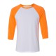 BELLA + CANVAS - Unisex Three-Quarter Sleeve Baseball Tee