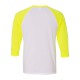 BELLA + CANVAS - Unisex Three-Quarter Sleeve Baseball Tee