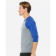 BELLA + CANVAS - Unisex Three-Quarter Sleeve Baseball Tee