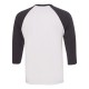 BELLA + CANVAS - Unisex Three-Quarter Sleeve Baseball Tee