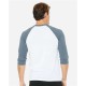 BELLA + CANVAS - Unisex Three-Quarter Sleeve Baseball Tee