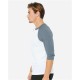 BELLA + CANVAS - Unisex Three-Quarter Sleeve Baseball Tee