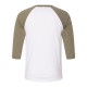 BELLA + CANVAS - Unisex Three-Quarter Sleeve Baseball Tee