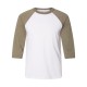 BELLA + CANVAS - Unisex Three-Quarter Sleeve Baseball Tee