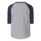 Toddler Baseball Fine Jersey Three-Quarter Sleeve Tee - 3330