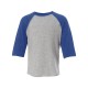 Toddler Baseball Fine Jersey Three-Quarter Sleeve Tee - 3330