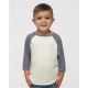 Toddler Baseball Fine Jersey Three-Quarter Sleeve Tee - 3330