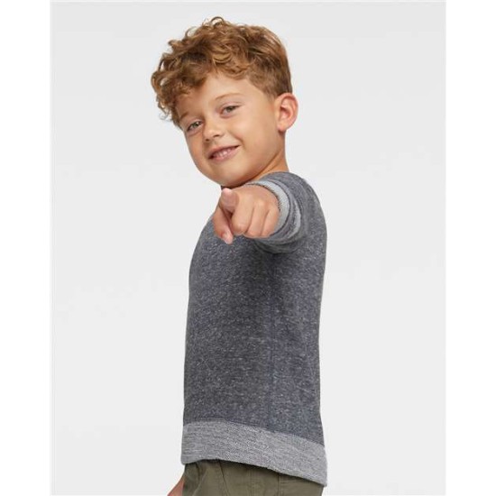 Toddler Harborside Mélange French Terry Crew - 3379