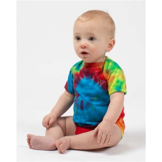 Infant Spiral Tie Dye Onesie - 340MS