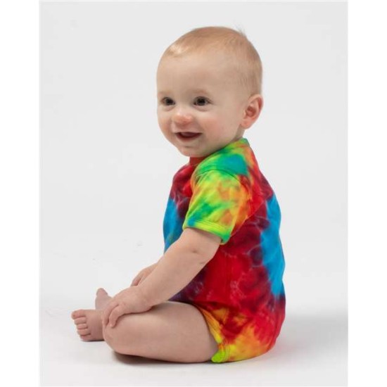 Infant Spiral Tie Dye Onesie - 340MS