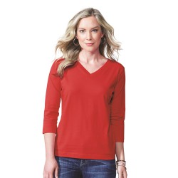 LAT - Women's 3/4 Sleeve Premium Jersey Tee