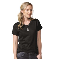 LAT - Women's V-Neck Premium Jersey Tee