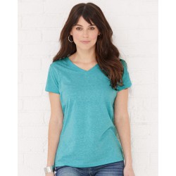 LAT - Women's Harborside Mélange V-Neck T-Shirt