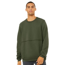 BELLA + CANVAS - Fast Fashion Unisex Raw Seam Crewneck Sweatshirt