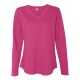 LAT - Women's V-Neck French Terry Pullover