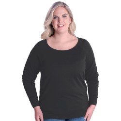 LAT - Women's Curvy Slouchy Pullover